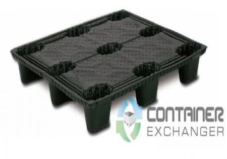 Plastic Pallets For Wanted: Wanted - Used Trienda DC-1 Plastic Nesting 40x48 Pallet - image 2 Plastic Pallets For Wanted: Wanted - Used Trienda DC-1 Plastic Nesting 40x48 Pallet - image 2