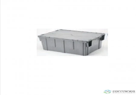 Stack & Nest Totes For Wanted: Attached Lid Tote, 28x21x15 - image 1 Stack & Nest Totes For Wanted: Attached Lid Tote, 28x21x15 - image 1