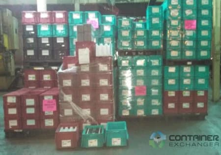 Stacking Totes For Sale: Used 24x15x12 Stacking Totes- Attached Lids In Ohio - image 2 Stacking Totes For Sale: Used 24x15x12 Stacking Totes- Attached Lids In Ohio - image 2