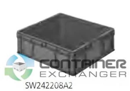 Stacking Totes For Sale: NEW 24x22x8 Straight Wall Totes In Missouri - image 1 Stacking Totes For Sale: NEW 24x22x8 Straight Wall Totes In Missouri - image 1