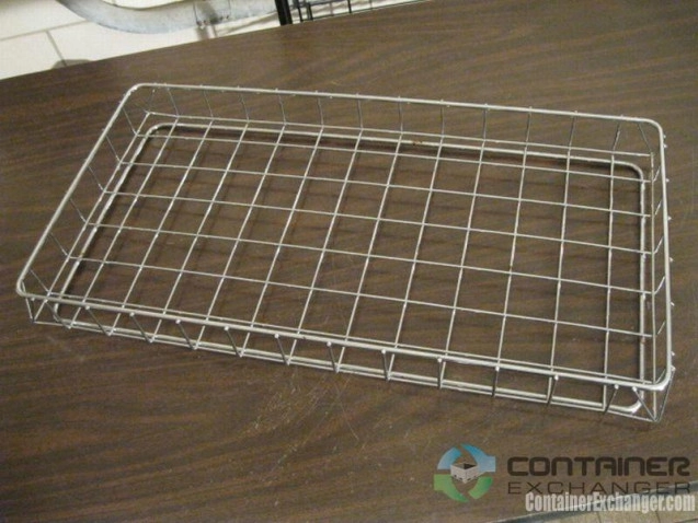 Stacking Totes For Sale: Used Chrome Wire Bins 26x13x3, Lightly Used, Excellent Condition In Ohio - image 3 Stacking Totes For Sale: Used Chrome Wire Bins 26x13x3, Lightly Used, Excellent Condition In Ohio - image 3