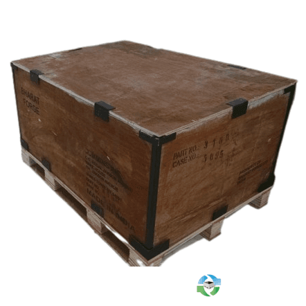 Wood Crates For Sale: Used 50.5x38.5x30 Collapsible Wood Crates 14.8 Type 02 Heat Treated Michigan In Michigan - image 1 Wood Crates For Sale: Used 50.5x38.5x30 Collapsible Wood Crates 14.8 Type 02 Heat Treated Michigan In Michigan - image 1