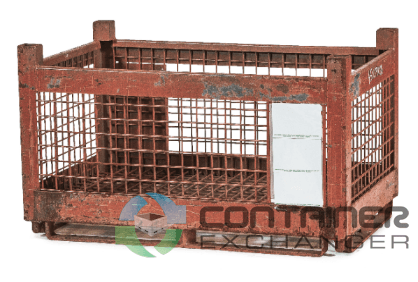 Metal Bins For Wanted: 45 x 29 x 26 stackable - image 1 Metal Bins For Wanted: 45 x 29 x 26 stackable - image 1