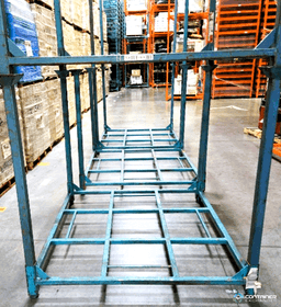 Stack Racks For Sale: Used 60x60" at 50" Clear Height Stack Racks with 9 Square Open Decking Ohio In Ohio - image  2