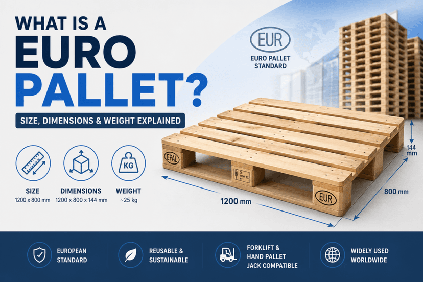 What Is a Euro Pallet? Size, Dimensions & Weight Explained