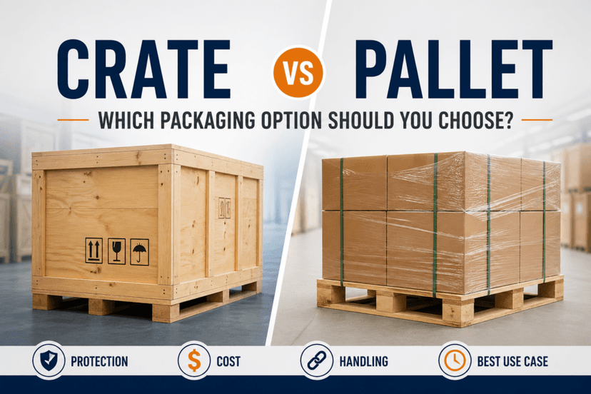 Crate vs Pallet: Which Packaging Option Should You Choose?
