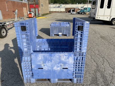 Pallet Containers For Sale: Used 48x45x50 Buckhorn Standard Duty Collapsible Container In Ohio - image  3