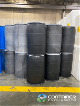 Drums For Sale: New 55 Gallon Plastic Drums Open Top In North Carolina - image  1