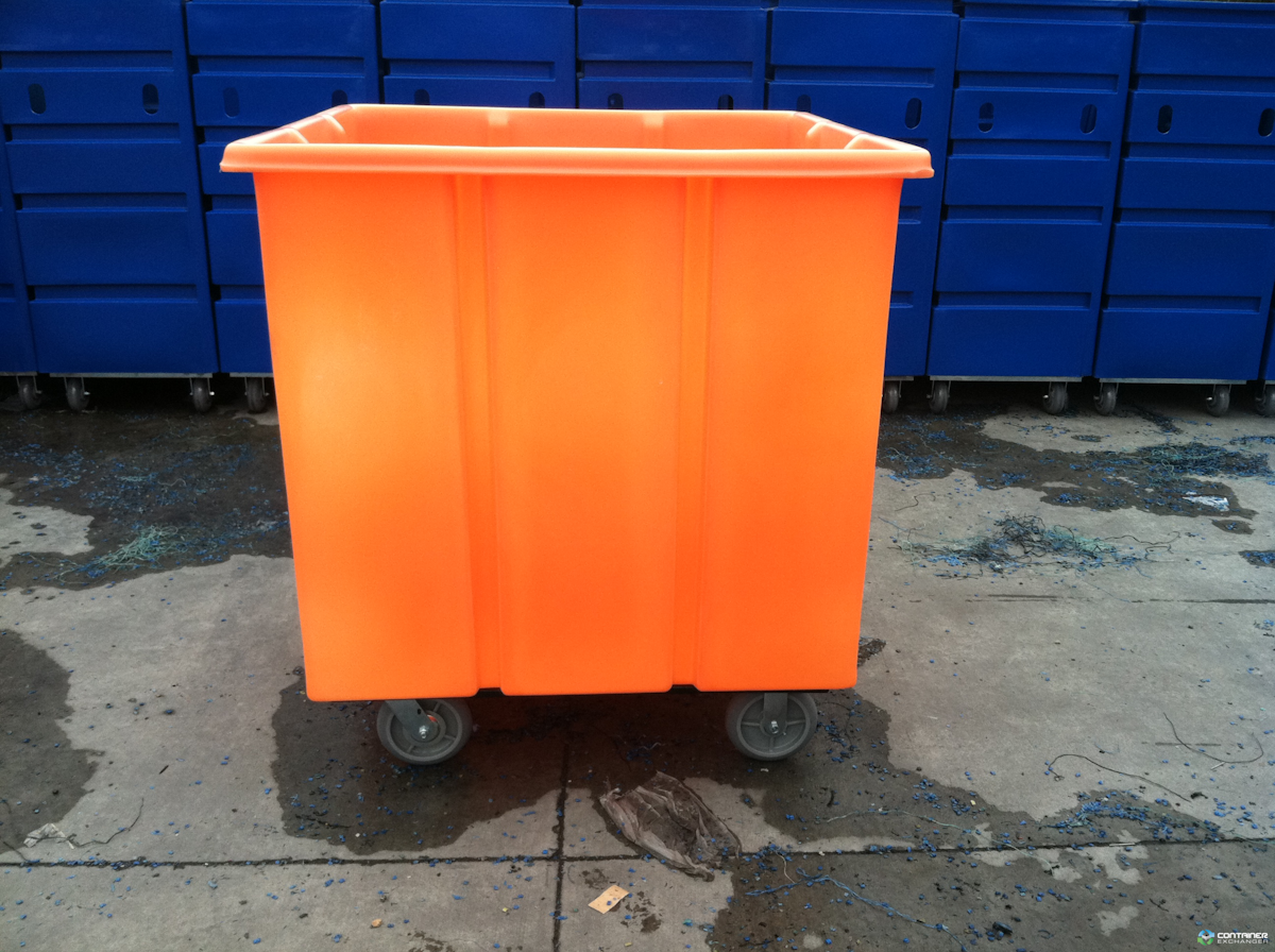 Pallet Containers For Sale: New 48x48x51 Solid Plastic Tubs In South Carolina - image  1