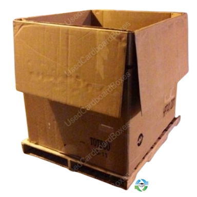 Gaylord Boxes For Sale: Used 48x40 HTP Gaylord Boxes 3-5 Wall with Full Bottom Flaps Nevada In Nevada - image  1
