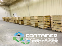 Wood Crates For Sale: Used 27.75x27.75x34 Rigid Wood Crates Tennessee In Tennessee - image  3