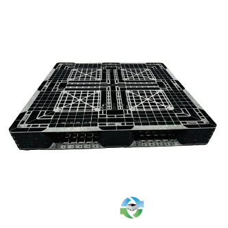 Plastic Pallets For Sale: One-time Used 43x43x5-6 Heavy Duty Stackable Plastic Pallets Ontario In Ontario - image  1