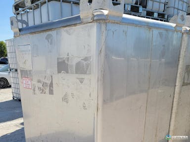 IBC Totes For Sale: Reconditioned 550 Gallon SS304 Side Drain Stainless Steel IBC Tote Non Food Grade Texas In Texas - image  2
