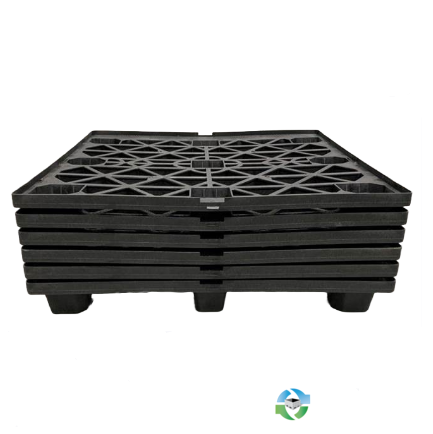 Plastic Pallets For Sale: New 48x45x6 Mesh Top Deck Nestable Plastic Pallets Texas In Texas - image  1
