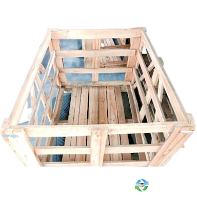 Wood Crates For Sale: Used 41.25x34.75x30.5 Rigid Wood Crates Florida In Florida - image  1