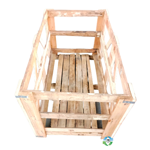 Wood Crates For Sale: Used 44x26.75x26.75 Rigid Wood Crates Florida In Florida - image  1