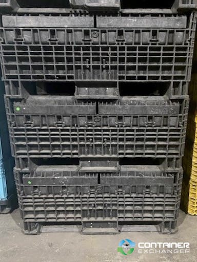 Pallet Containers For Sale: Used 48x45x42 2 Hatch Bulk Containers Indiana In Indiana - image  1