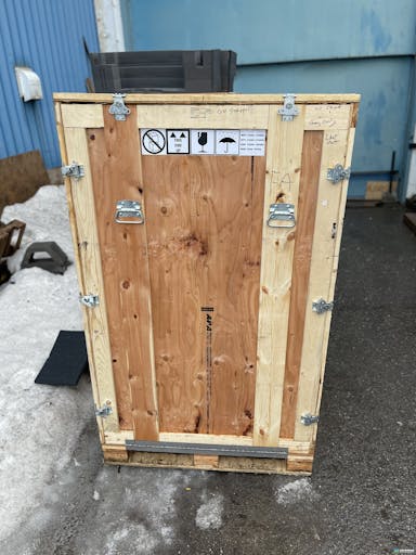 Wood Crates For Sale: Used 47x31x78 Deluxe Heavy Duty Wood Transport Crates Quebec In Quebec - image  2