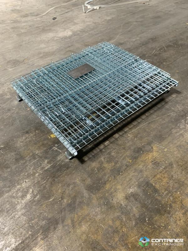 Wire Baskets For Sale: New 48x40x36 (30" inside height) Wire Basket Stackable Collapsible with Drop Gate Georgia In Georgia - image  2