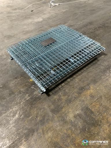 Wire Baskets For Sale: New 48x40x36 (30" inside height) Wire Basket Stackable Collapsible with Drop Gate Georgia In Georgia - image  2