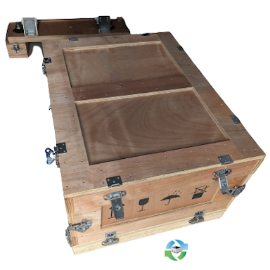Wood Crates For Sale: Used 39.5x31x21.5 Heavy Duty Wood Crate California In California - image  1