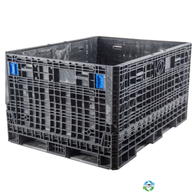 Pallet Containers For Sale: Used 62x48x34 Collapsible Bulk Bins with Drop Doors Ontario In Ontario - image  1