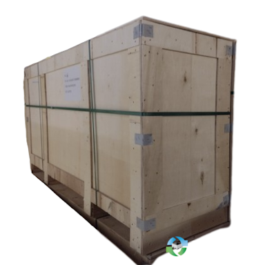 Wood Crates For Sale: Used 77.5x21.5x38 Heat treated Collapsible Plywood Crates Wisconsin In Wisconsin - image  1