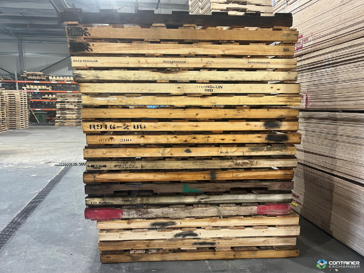 Wood Pallets For Sale: New 40x48x4.5 Standard 2 Way Wood Pallets Ontario In Ontario - image  2