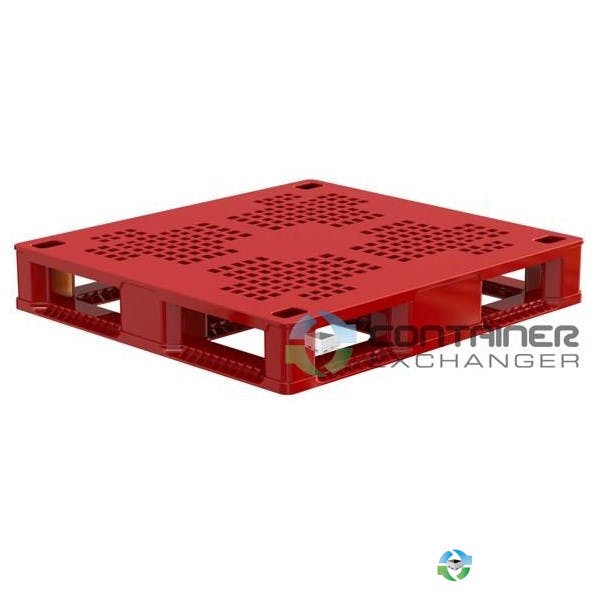 Plastic Pallets For Sale: New 39x36x6 Bottled Water Pallet Display Pallet with Optional Stacking Post Indiana In Indiana - image  1