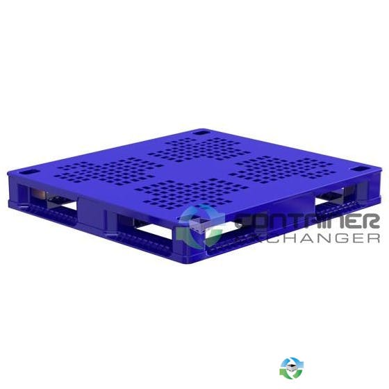 Plastic Pallets For Sale: New 39x36x6 Bottled Water Pallet Display Pallet with Optional Stacking Post Indiana In Indiana - image  2