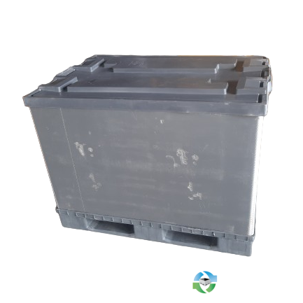 Pallet Containers For Sale: Used 45.5x30.5x28.5 Collapsible Sleeve Packs with Lids Florida In Florida - image  1