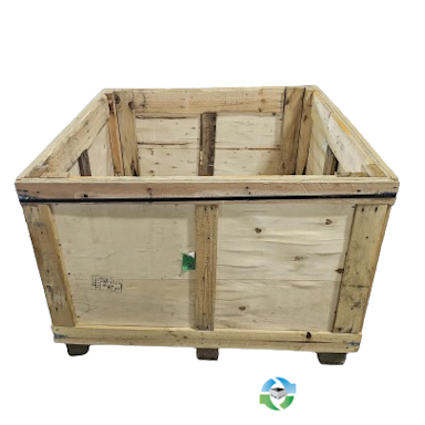 Wood Crates For Sale: Used 44x44x31 Bulk Fixed Wall Wood Crates Michigan In Michigan - image  1