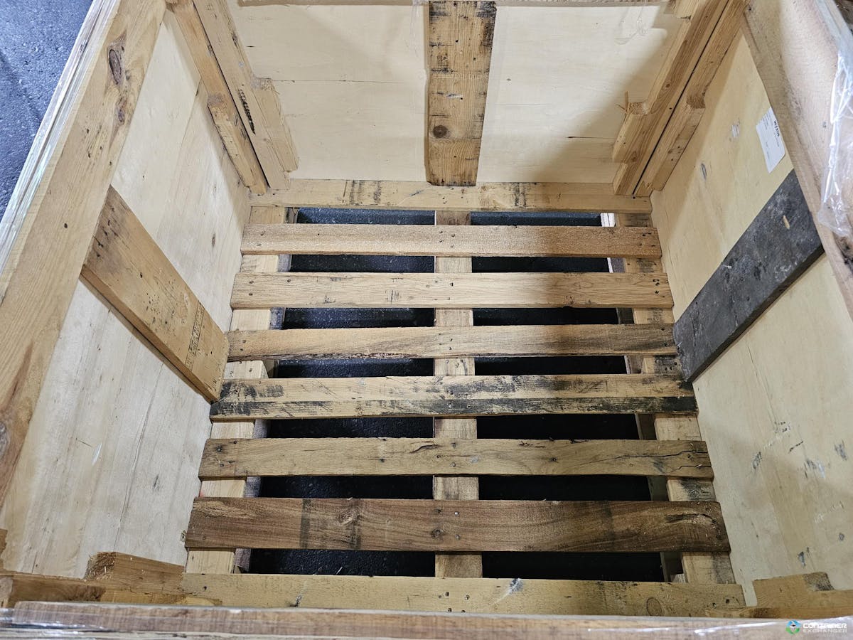 Wood Crates For Sale: Used 44x44x31 Bulk Fixed Wall Wood Crates Michigan In Michigan - image  2