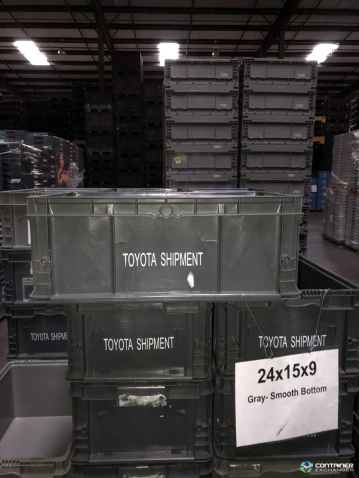 Stacking Totes For Sale: Used 24x15x9 Stacking Totes In Mississippi - image 2 Stacking Totes For Sale: Used 24x15x9 Stacking Totes In Mississippi - image 2