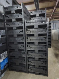 Pallet Containers For Sale: New Monoflo 30x32x34 Collapsible Bulk Containers with 2 Drop Doors Ohio In Ohio - image 3 Pallet Containers For Sale: New Monoflo 30x32x34 Collapsible Bulk Containers with 2 Drop Doors Ohio In Ohio - image 3