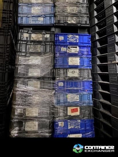 Stacking Totes For Sale: Used 48x15x07 Stacking Totes Mixed Colors and Grey In Indiana - image 3 Stacking Totes For Sale: Used 48x15x07 Stacking Totes Mixed Colors and Grey In Indiana - image 3