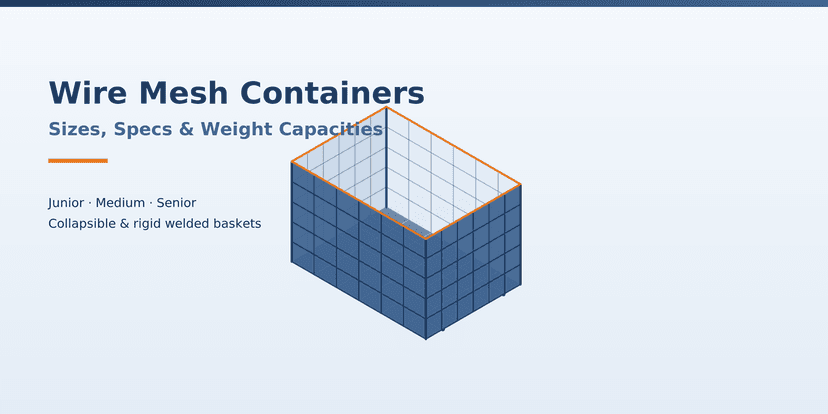 Wire Mesh Container Sizes & Dimensions Guide - Container Exchanger Wire Mesh Container Sizes & Dimensions Guide - Container Exchanger