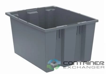Stack & Nest Totes For Sale: New 19.5x15.5x13 180 Degree Stack & Nest Totes In Ohio - image 1 Stack & Nest Totes For Sale: New 19.5x15.5x13 180 Degree Stack & Nest Totes In Ohio - image 1