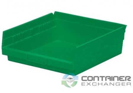 Organizer Bins For Sale: New 12x11x4 Hopper Front Shelf Storage Bins with Optional Shelves In Ohio - image 1 Organizer Bins For Sale: New 12x11x4 Hopper Front Shelf Storage Bins with Optional Shelves In Ohio - image 1