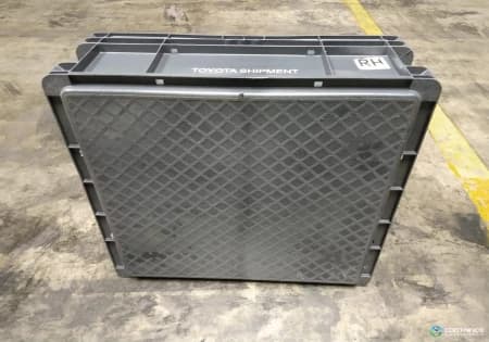 Stacking Totes For Sale: Used 24x22x8 Gray Stacking Totes In Mississippi - image 2 Stacking Totes For Sale: Used 24x22x8 Gray Stacking Totes In Mississippi - image 2