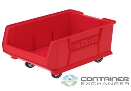 Organizer Bins For Sale: New 24x16x11 Akrobin Hopper Front Totes with Optional Shelving In Ohio - image 1 Organizer Bins For Sale: New 24x16x11 Akrobin Hopper Front Totes with Optional Shelving In Ohio - image 1