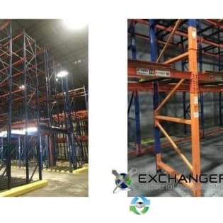 Push-Back Racks For Sale: Used Structural Pushback Rack - 24000 pallet positions - 2 Deep, 3 Deep, 4 Deep (will separate) in Atlanta, GA In Texas - image 1 Push-Back Racks For Sale: Used Structural Pushback Rack - 24000 pallet positions - 2 Deep, 3 Deep, 4 Deep (will separate) in Atlanta, GA In Texas - image 1