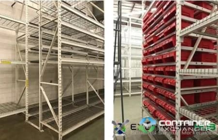 Shelving Systems For Sale: Used T-Bolt Shelving Racks 16x33-52x46-144 Beams New Jersey In New Jersey - image 3 Shelving Systems For Sale: Used T-Bolt Shelving Racks 16x33-52x46-144 Beams New Jersey In New Jersey - image 3