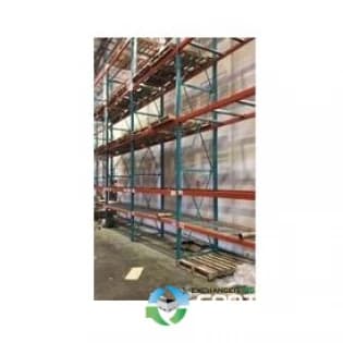 Pallet Racks For Sale: Used Structural Rack - 42 deep x 144 high & 96 long x 3.5 high beams Texas In Texas - image 1 Pallet Racks For Sale: Used Structural Rack - 42 deep x 144 high & 96 long x 3.5 high beams Texas In Texas - image 1
