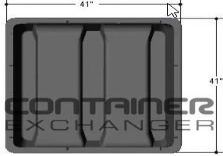 Pallet Containers For Sale: New 41x41x33 Reusable Bulk Shipping Containers In Indiana - image 3 Pallet Containers For Sale: New 41x41x33 Reusable Bulk Shipping Containers In Indiana - image 3