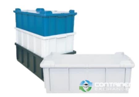 Stacking Totes For Sale: New 24.4x15.7x8.4 Stackable Totes In Florida - image 1 Stacking Totes For Sale: New 24.4x15.7x8.4 Stackable Totes In Florida - image 1