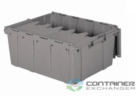 Stack & Nest Totes For Sale: NEW 27x17x12.5 Stack & Nest Totes- Attached Lid In Ohio - image 2 Stack & Nest Totes For Sale: NEW 27x17x12.5 Stack & Nest Totes- Attached Lid In Ohio - image 2