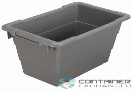 Stack & Nest Totes For Sale: New 17x11x12 Cross-Stack and Nest Totes In Ohio - image 1 Stack & Nest Totes For Sale: New 17x11x12 Cross-Stack and Nest Totes In Ohio - image 1