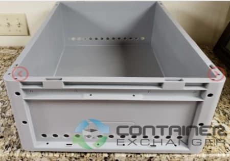 Stacking Totes For Sale: Used 24x16x8 Gray Stacking totes In Rhode Island - image 1 Stacking Totes For Sale: Used 24x16x8 Gray Stacking totes In Rhode Island - image 1