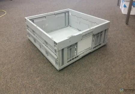 Stacking Totes For Sale: Used 24x22x7 Stacking totes Collapsible In Mississippi - image 1 Stacking Totes For Sale: Used 24x22x7 Stacking totes Collapsible In Mississippi - image 1